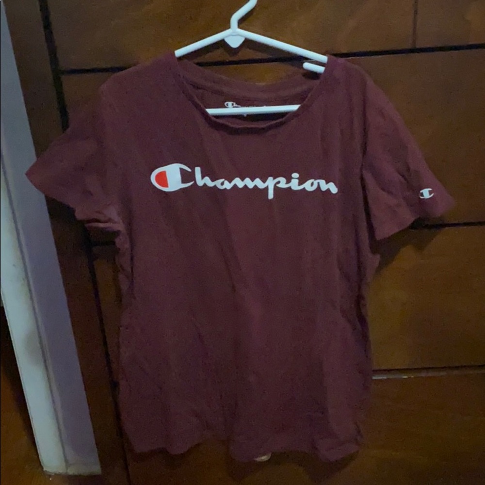 burgundy champion shirt